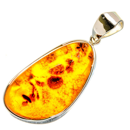 Baltic Amber Pendants handcrafted by Ana Silver Co - PD26062 - Photo 2