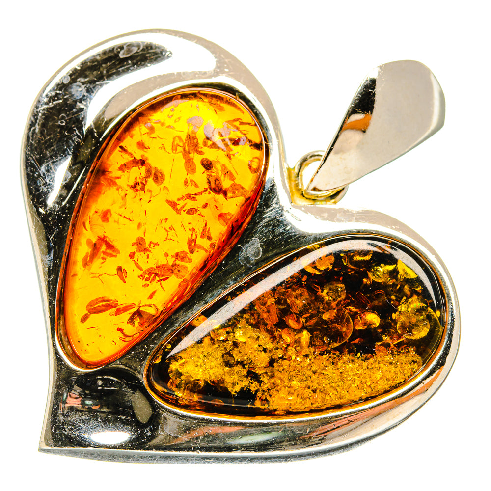 Baltic Amber Pendants handcrafted by Ana Silver Co - PD26063 - Photo 2