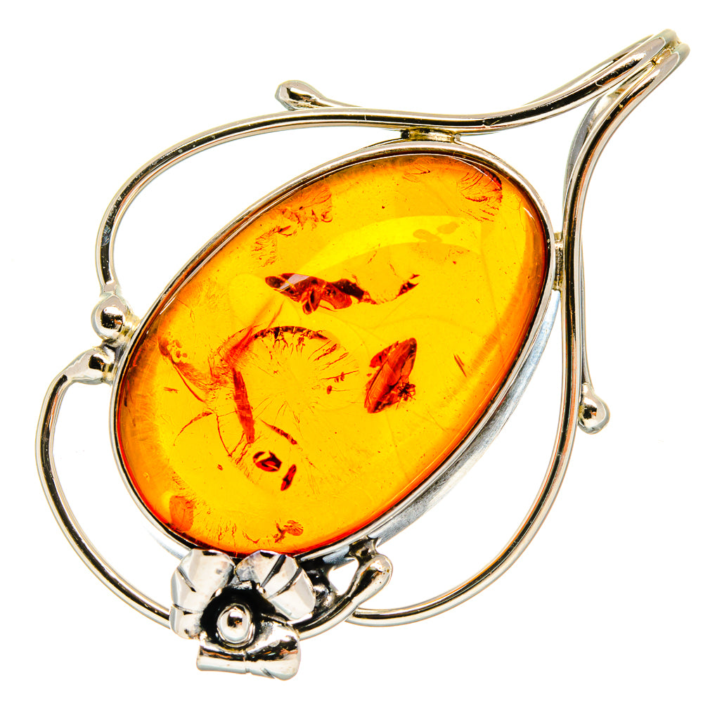 Baltic Amber Pendants handcrafted by Ana Silver Co - PD26064 - Photo 2