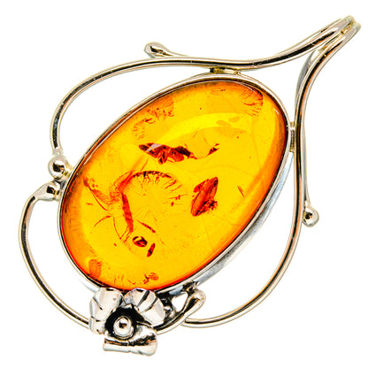 Baltic Amber Pendants handcrafted by Ana Silver Co - PD26064 - Photo 2
