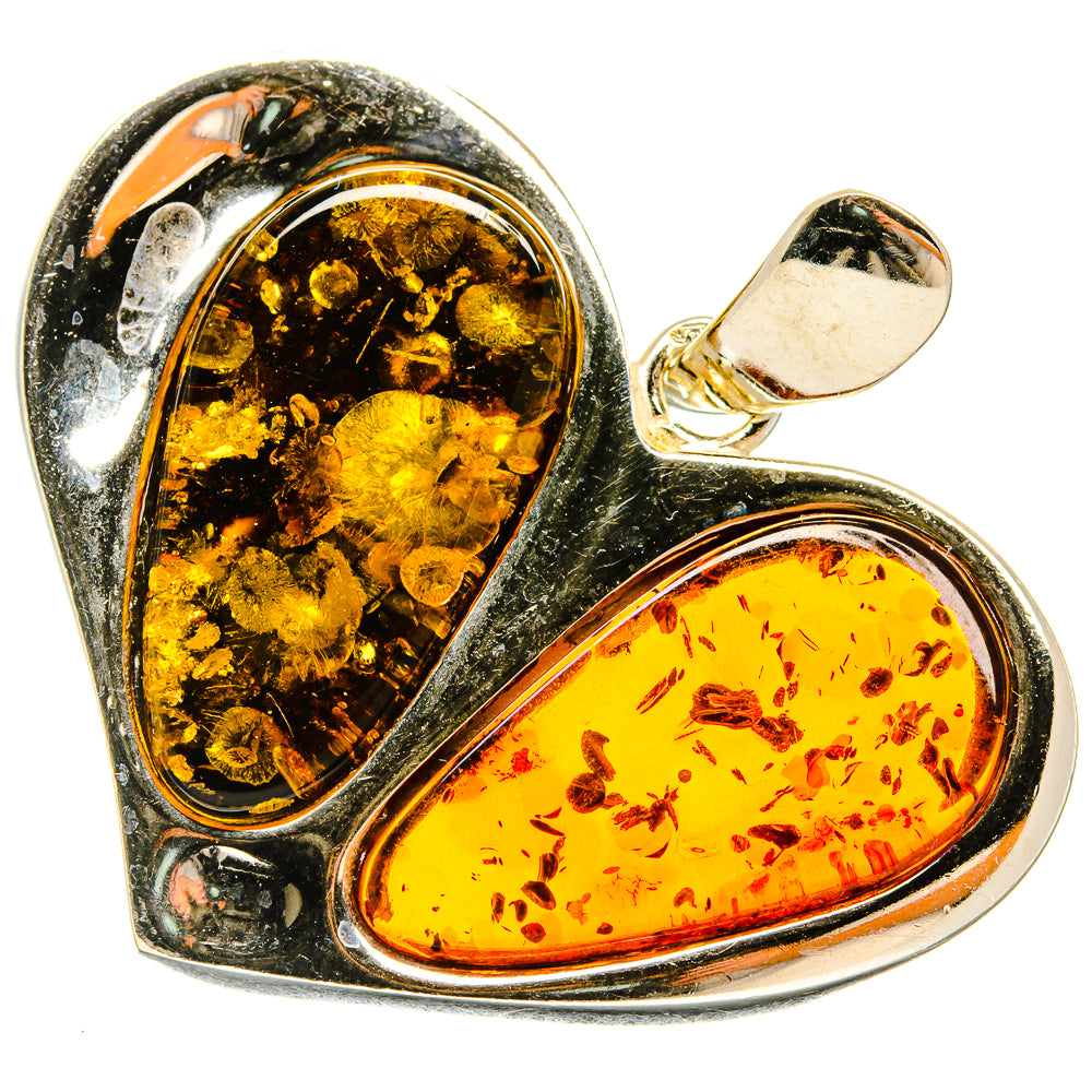 Baltic Amber Pendants handcrafted by Ana Silver Co - PD26067 - Photo 2