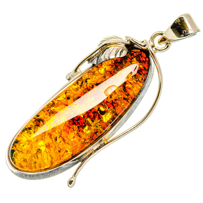 Baltic Amber Pendants handcrafted by Ana Silver Co - PD26068 - Photo 2