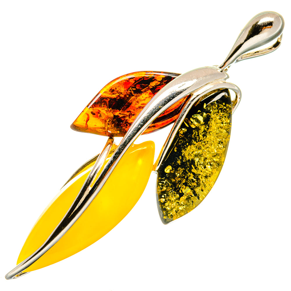 Baltic Amber Pendants handcrafted by Ana Silver Co - PD26072 - Photo 2