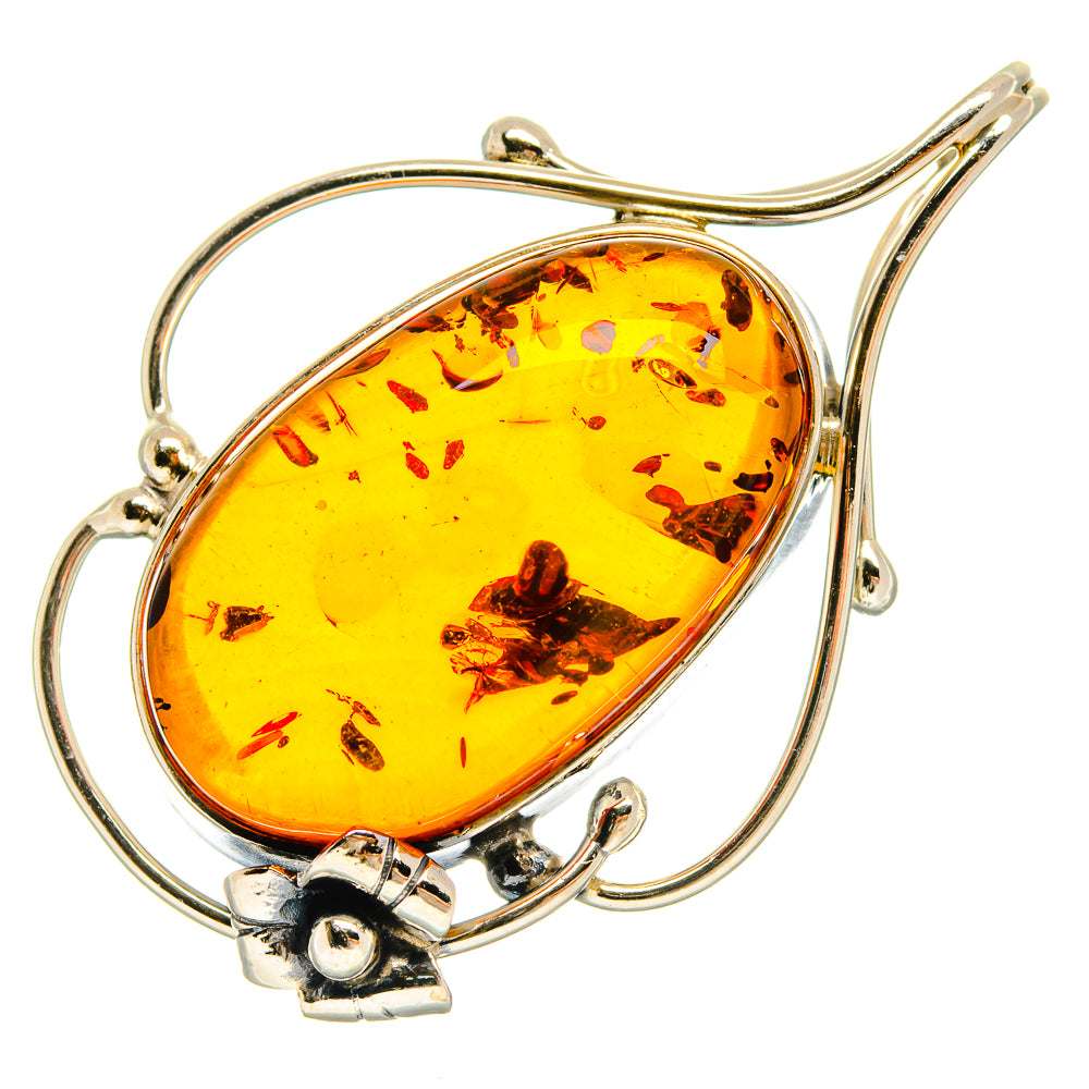 Baltic Amber Pendants handcrafted by Ana Silver Co - PD26078 - Photo 2