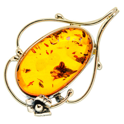 Baltic Amber Pendants handcrafted by Ana Silver Co - PD26078 - Photo 2