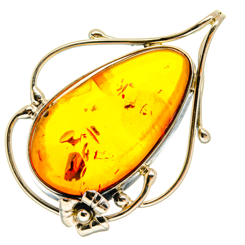 Baltic Amber Pendants handcrafted by Ana Silver Co - PD26083 - Photo 2