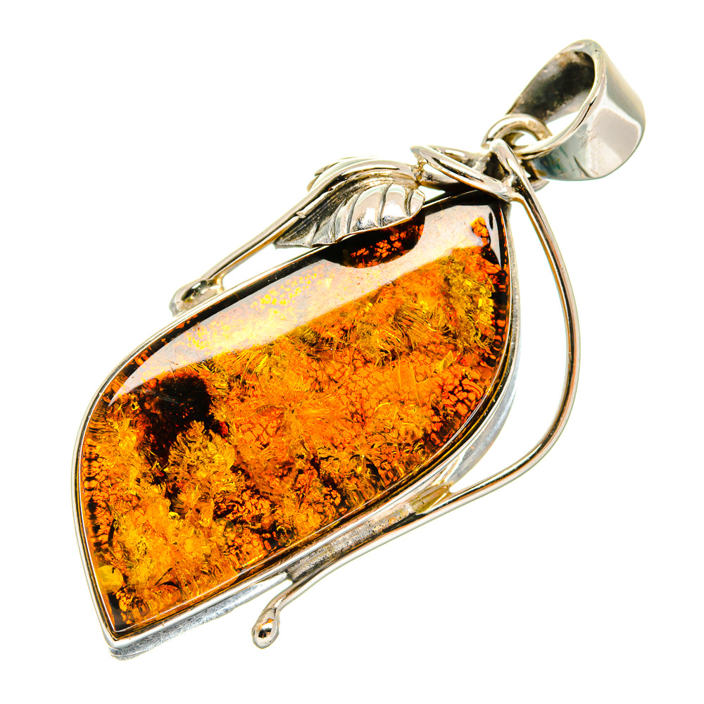 Baltic Amber Pendants handcrafted by Ana Silver Co - PD26084 - Photo 2