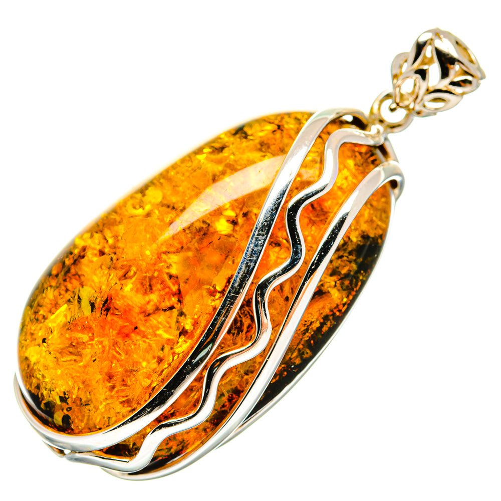 Baltic Amber Pendants handcrafted by Ana Silver Co - PD26085 - Photo 2