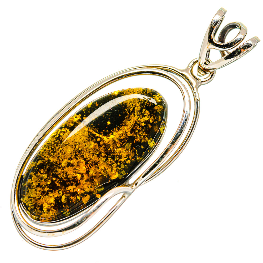 Baltic Amber Pendants handcrafted by Ana Silver Co - PD26087 - Photo 2