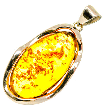 Baltic Amber Pendants handcrafted by Ana Silver Co - PD26089 - Photo 2