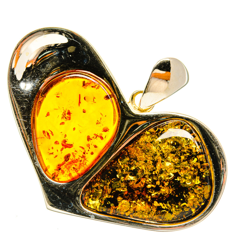 Baltic Amber Pendants handcrafted by Ana Silver Co - PD26090 - Photo 2