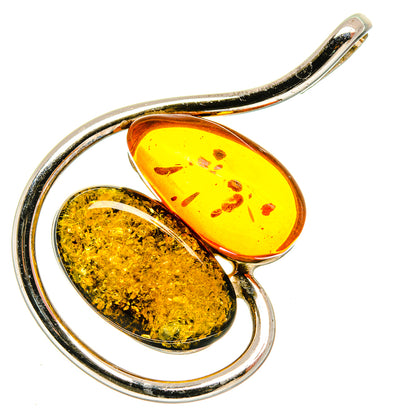 Baltic Amber Pendants handcrafted by Ana Silver Co - PD26093 - Photo 2