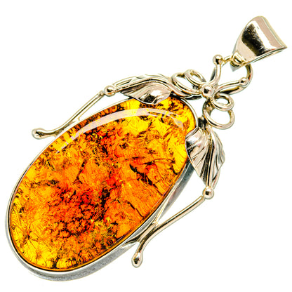 Baltic Amber Pendants handcrafted by Ana Silver Co - PD26094 - Photo 2