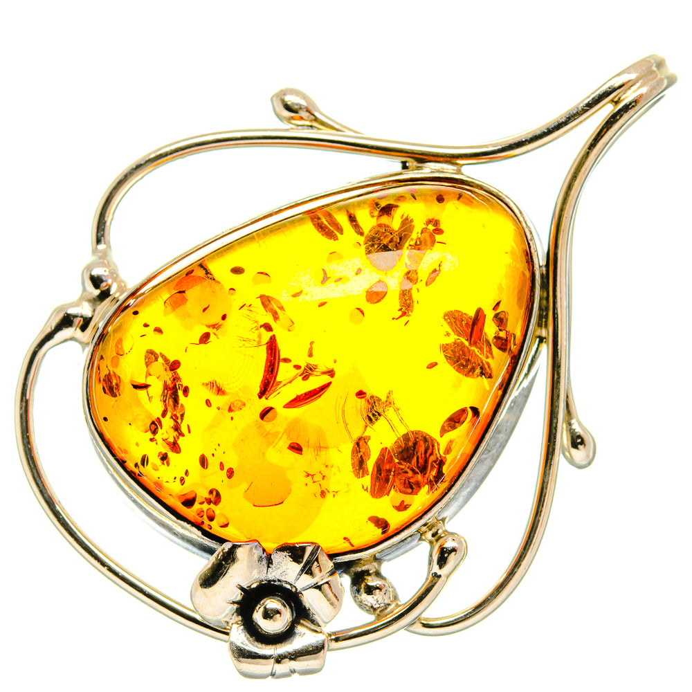 Baltic Amber Pendants handcrafted by Ana Silver Co - PD26097 - Photo 2