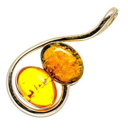 Baltic Amber Pendants handcrafted by Ana Silver Co - PD26099 - Photo 2
