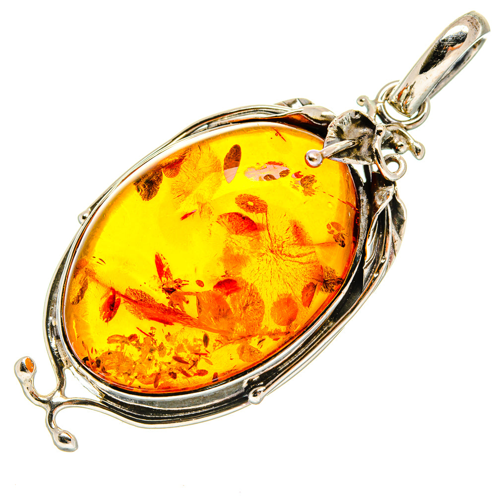 Baltic Amber Pendants handcrafted by Ana Silver Co - PD26100 - Photo 2