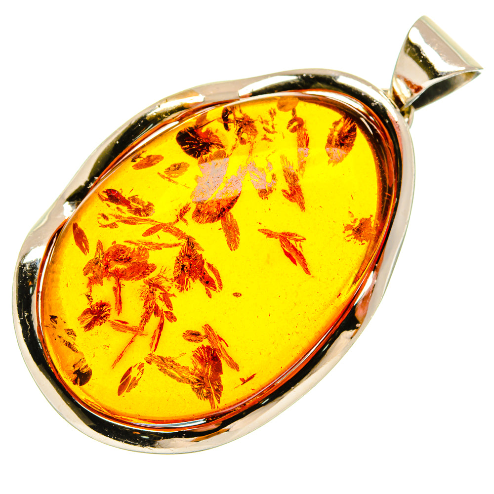 Baltic Amber Pendants handcrafted by Ana Silver Co - PD26107 - Photo 2