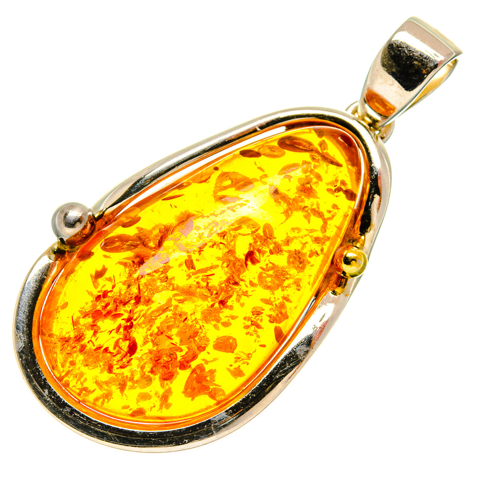 Baltic Amber Pendants handcrafted by Ana Silver Co - PD26108 - Photo 2