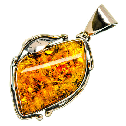 Baltic Amber Pendants handcrafted by Ana Silver Co - PD26109 - Photo 2