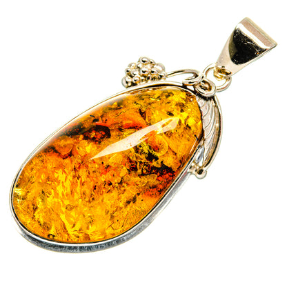 Baltic Amber Pendants handcrafted by Ana Silver Co - PD26110 - Photo 2