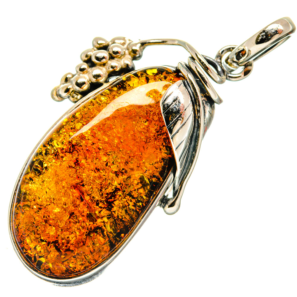 Baltic Amber Pendants handcrafted by Ana Silver Co - PD26111 - Photo 2