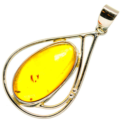 Baltic Amber Pendants handcrafted by Ana Silver Co - PD26114 - Photo 2