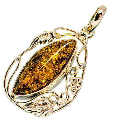 Baltic Amber Pendants handcrafted by Ana Silver Co - PD26115 - Photo 2