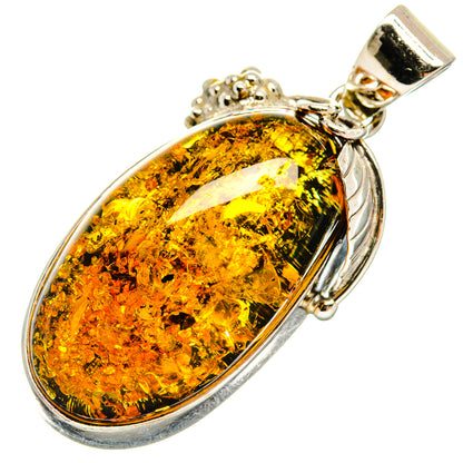 Baltic Amber Pendants handcrafted by Ana Silver Co - PD26120 - Photo 2