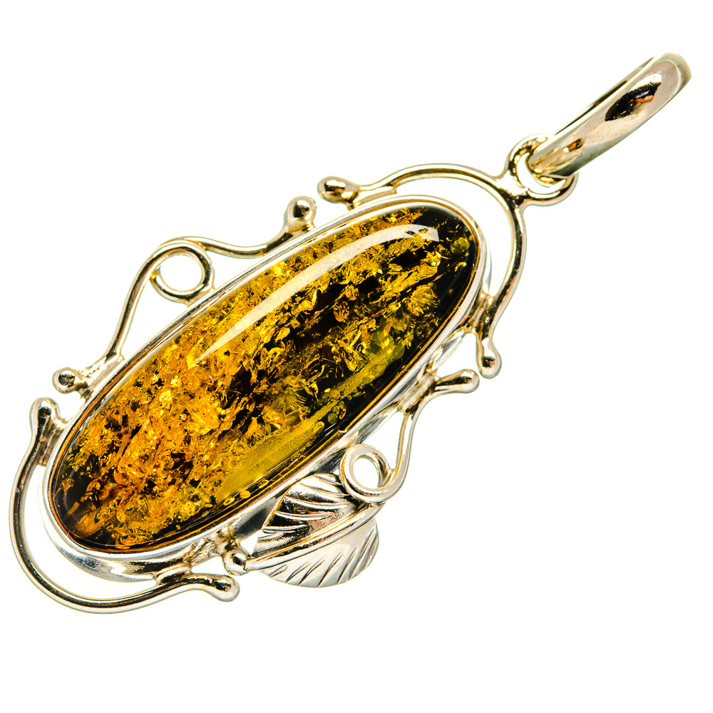 Baltic Amber Pendants handcrafted by Ana Silver Co - PD26121 - Photo 2