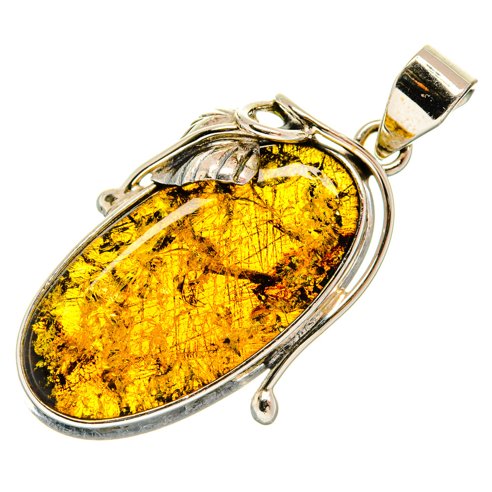 Baltic Amber Pendants handcrafted by Ana Silver Co - PD26124 - Photo 2
