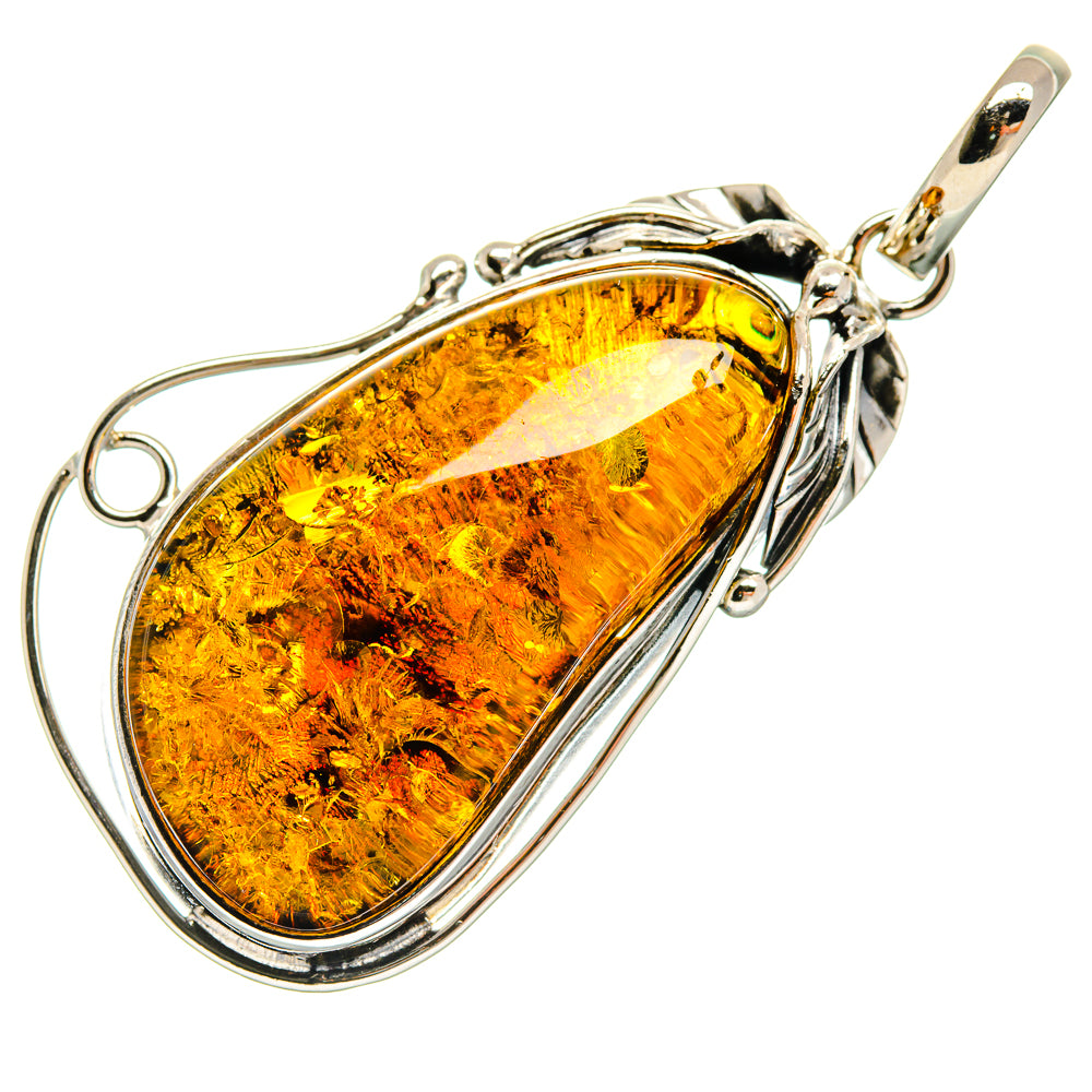 Baltic Amber Pendants handcrafted by Ana Silver Co - PD26126 - Photo 2