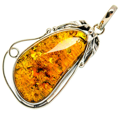 Baltic Amber Pendants handcrafted by Ana Silver Co - PD26126 - Photo 2