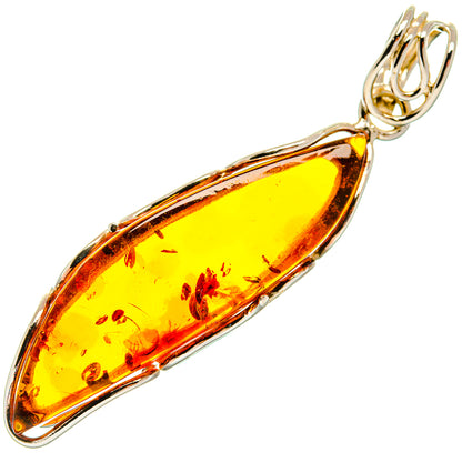 Baltic Amber Pendants handcrafted by Ana Silver Co - PD26127 - Photo 2