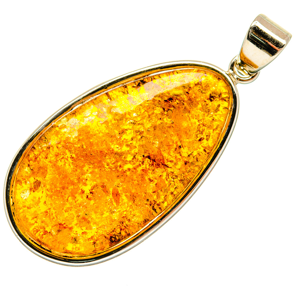 Baltic Amber Pendants handcrafted by Ana Silver Co - PD26128 - Photo 2