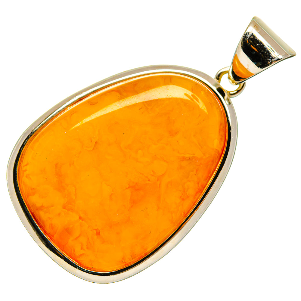 Baltic Amber Pendants handcrafted by Ana Silver Co - PD26129 - Photo 2