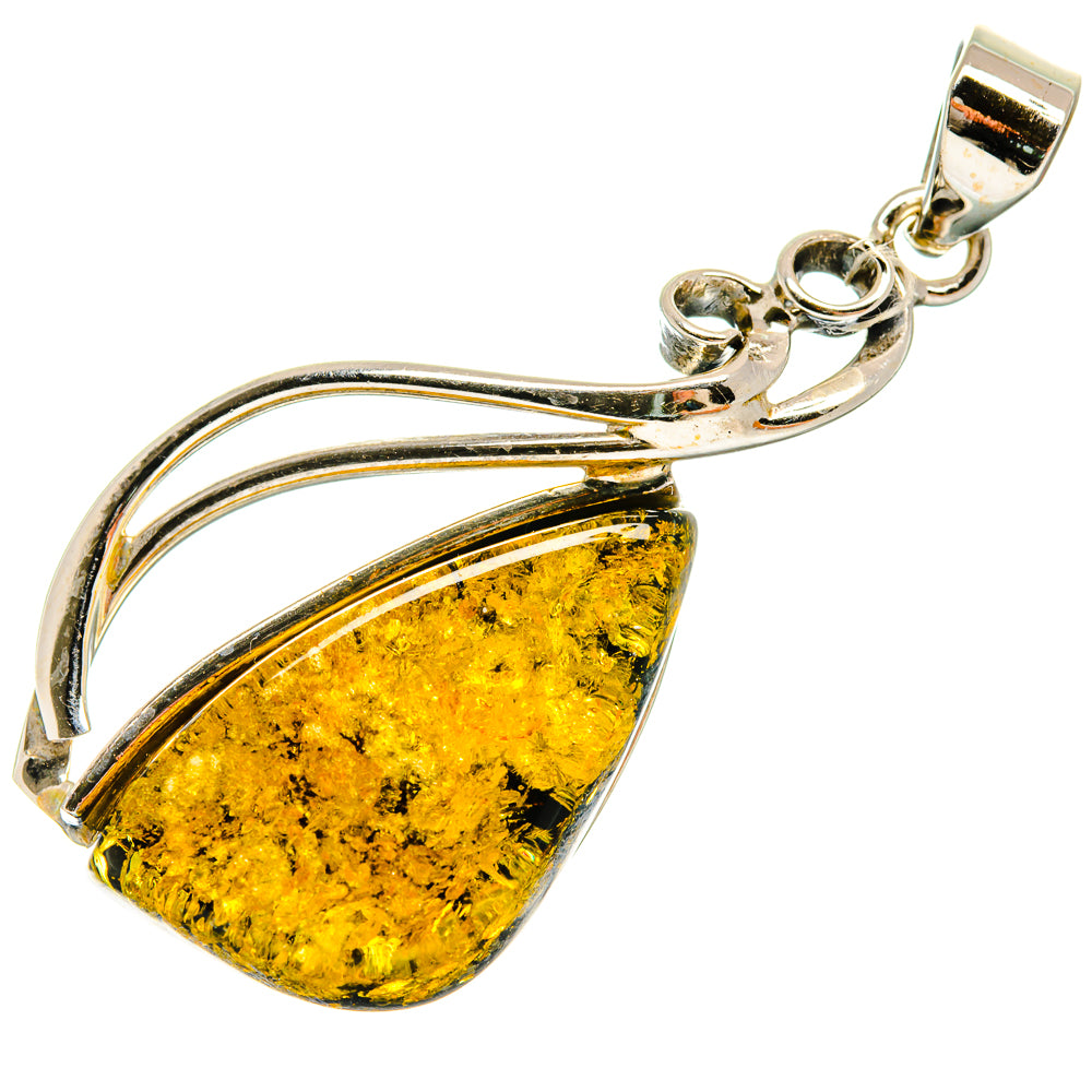 Baltic Amber Pendants handcrafted by Ana Silver Co - PD26130 - Photo 2