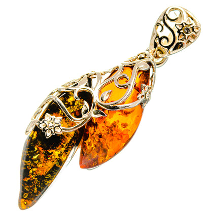 Baltic Amber Pendants handcrafted by Ana Silver Co - PD26133 - Photo 2