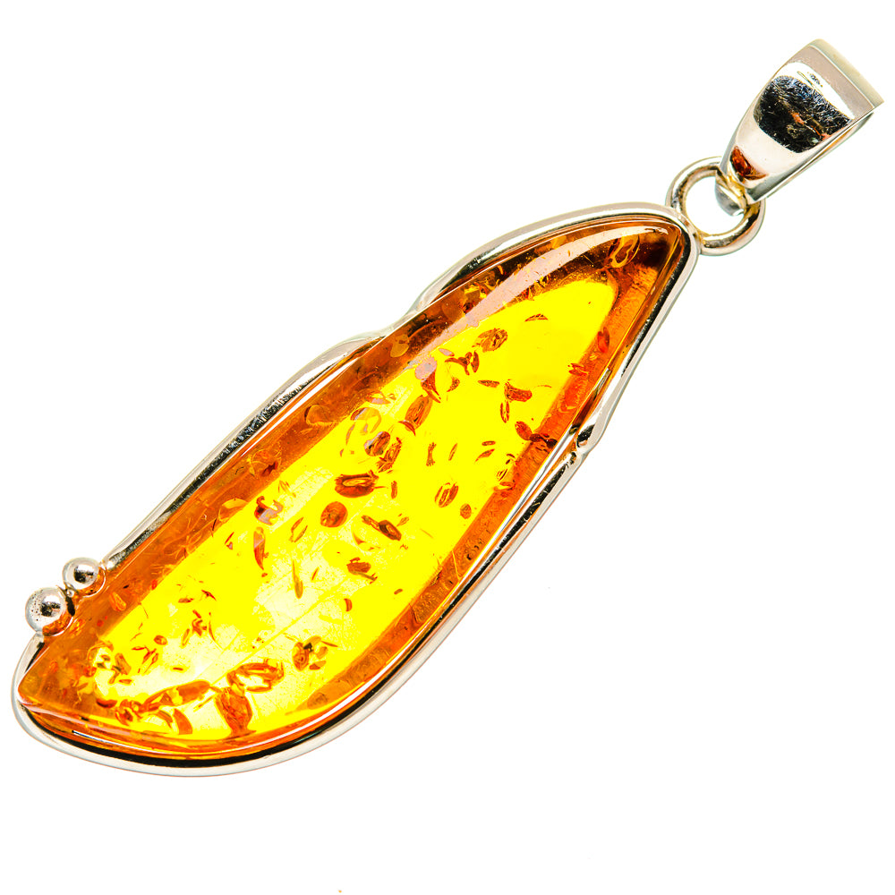 Baltic Amber Pendants handcrafted by Ana Silver Co - PD26135 - Photo 2