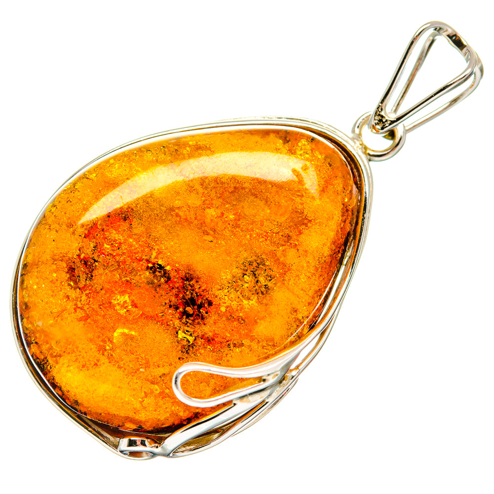 Baltic Amber Pendants handcrafted by Ana Silver Co - PD26138 - Photo 2