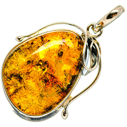 Baltic Amber Pendants handcrafted by Ana Silver Co - PD26139 - Photo 2