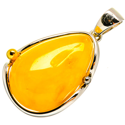Baltic Amber Pendants handcrafted by Ana Silver Co - PD26140 - Photo 2