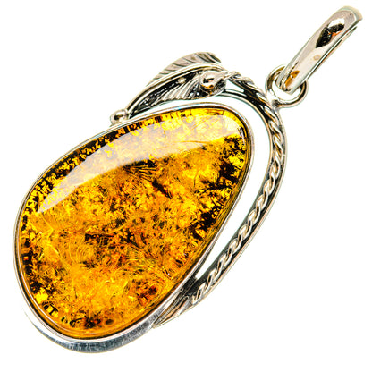 Baltic Amber Pendants handcrafted by Ana Silver Co - PD26141 - Photo 2