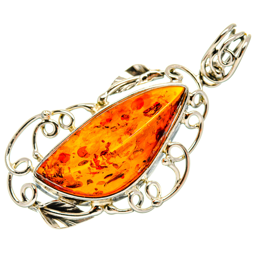 Baltic Amber Pendants handcrafted by Ana Silver Co - PD26142 - Photo 2
