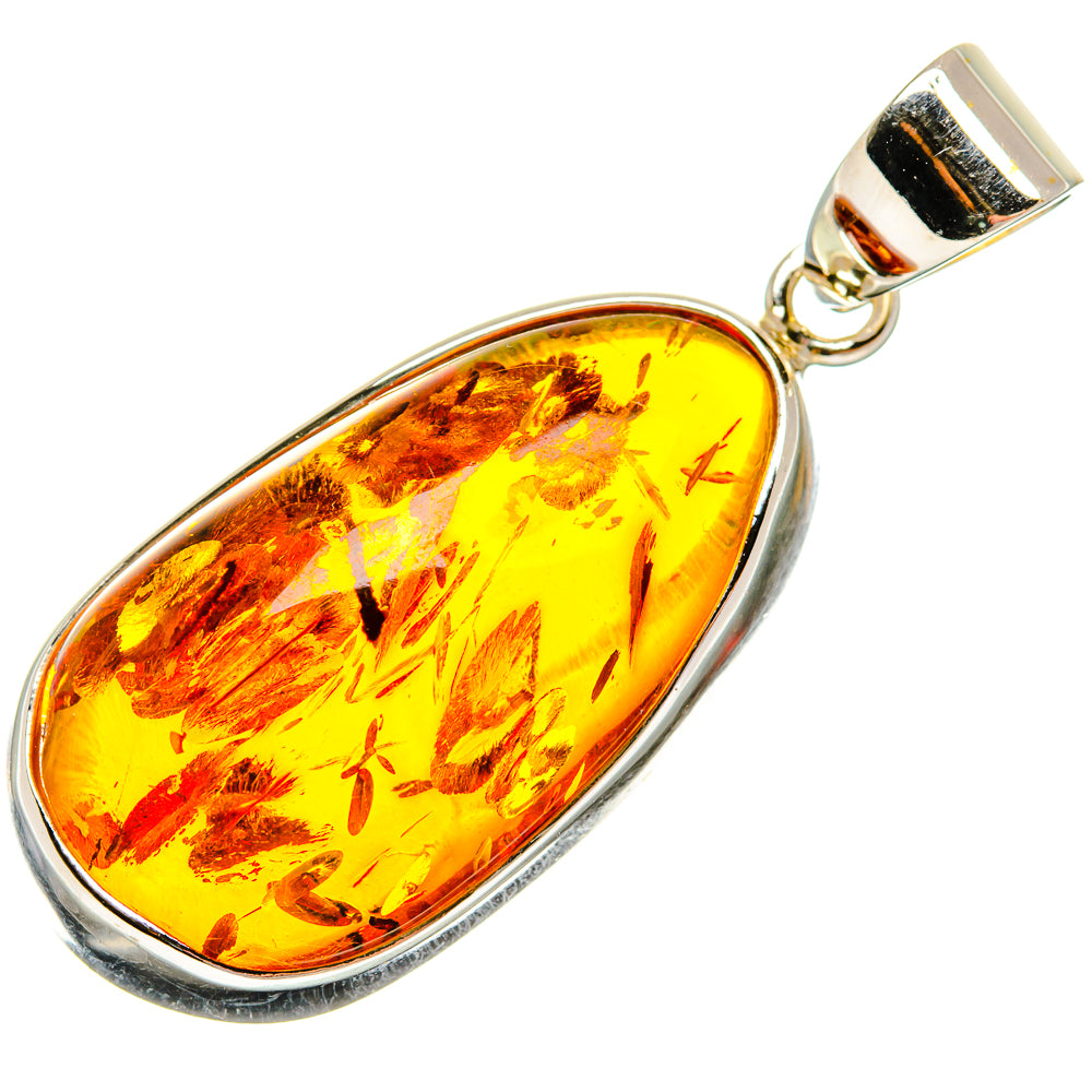 Baltic Amber Pendants handcrafted by Ana Silver Co - PD26143 - Photo 2