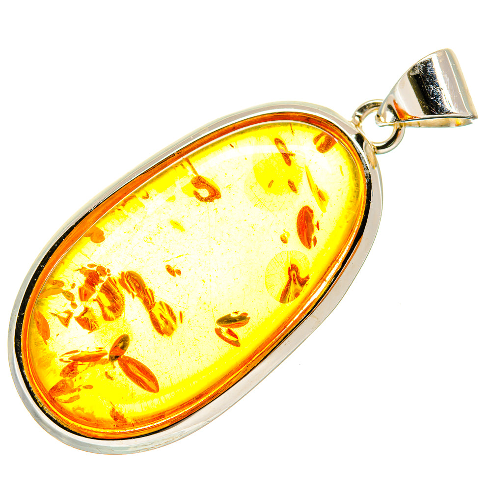 Baltic Amber Pendants handcrafted by Ana Silver Co - PD26148 - Photo 2