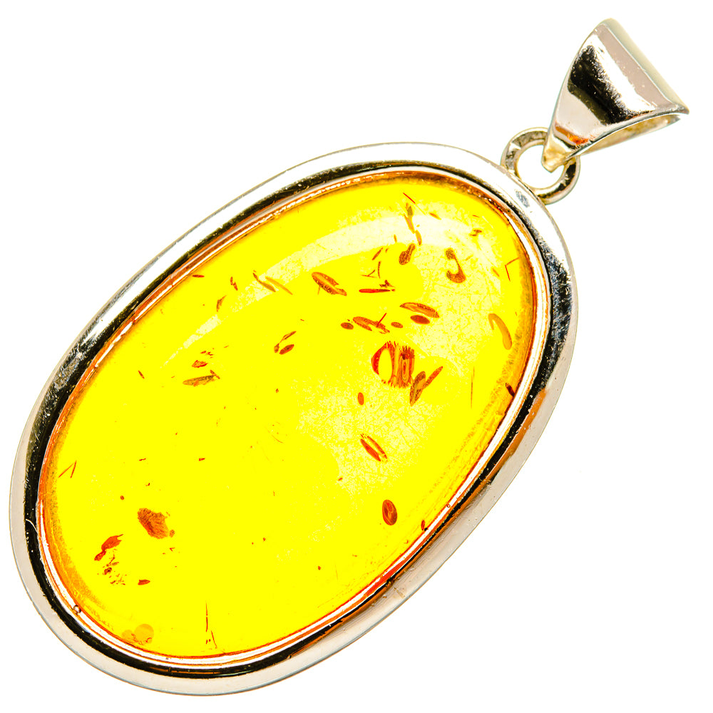 Baltic Amber Pendants handcrafted by Ana Silver Co - PD26149 - Photo 2