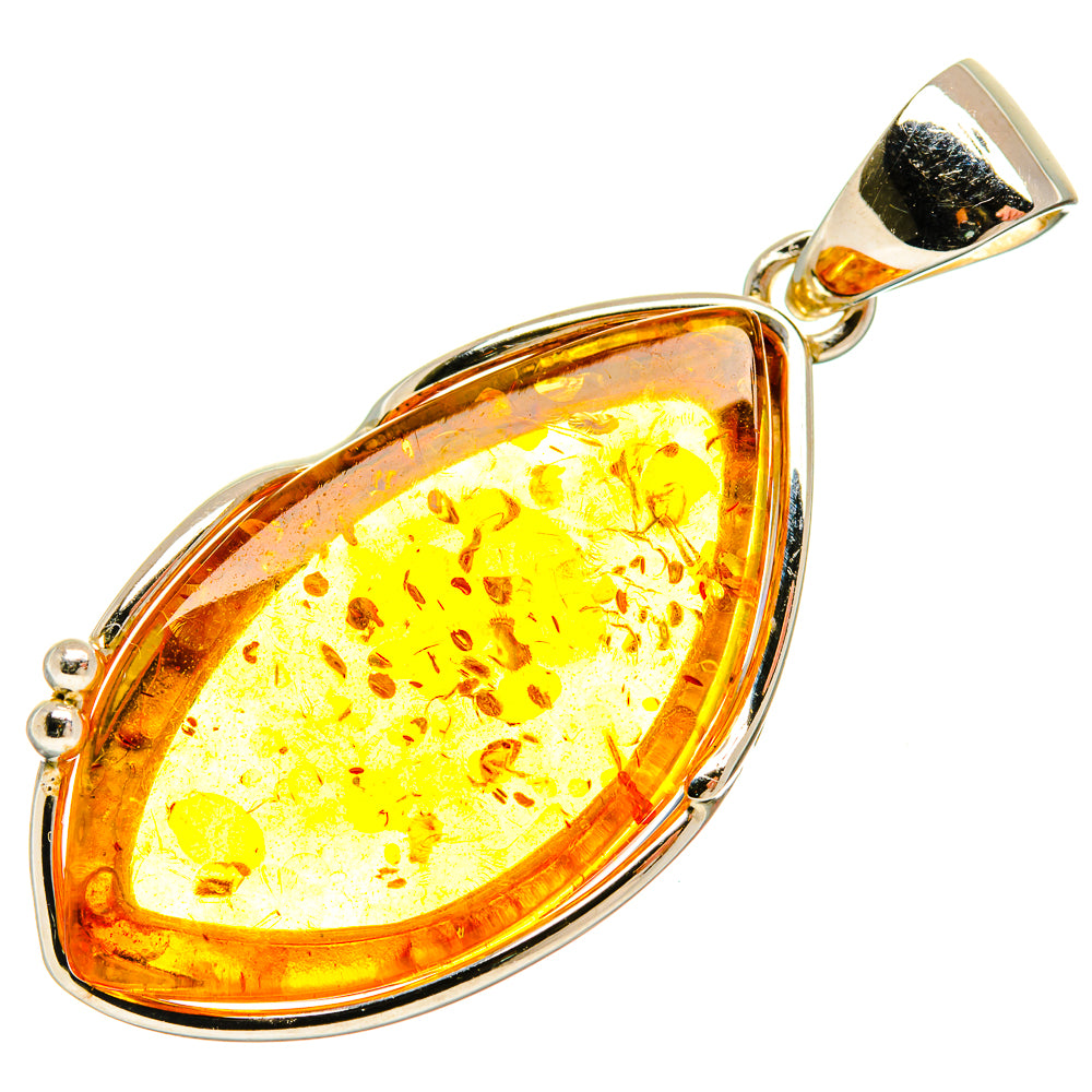 Baltic Amber Pendants handcrafted by Ana Silver Co - PD26152 - Photo 2
