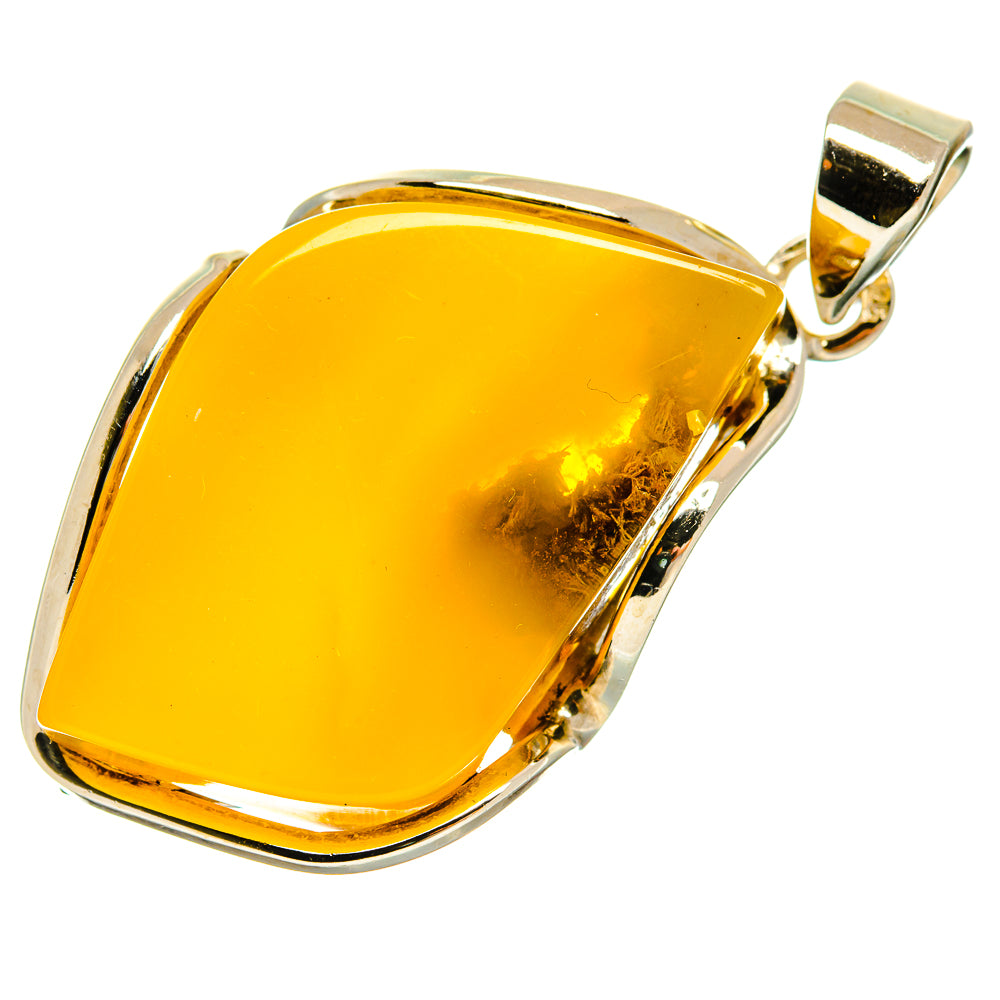 Baltic Amber Pendants handcrafted by Ana Silver Co - PD26153 - Photo 2