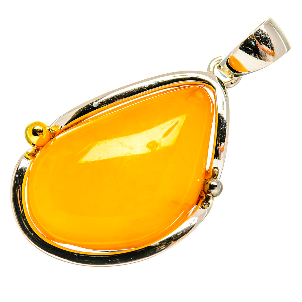 Baltic Amber Pendants handcrafted by Ana Silver Co - PD26154 - Photo 2