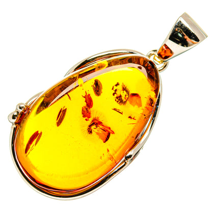 Baltic Amber Pendants handcrafted by Ana Silver Co - PD26155 - Photo 2